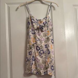 Aeropostale Floral Spaghetti Strap Dress